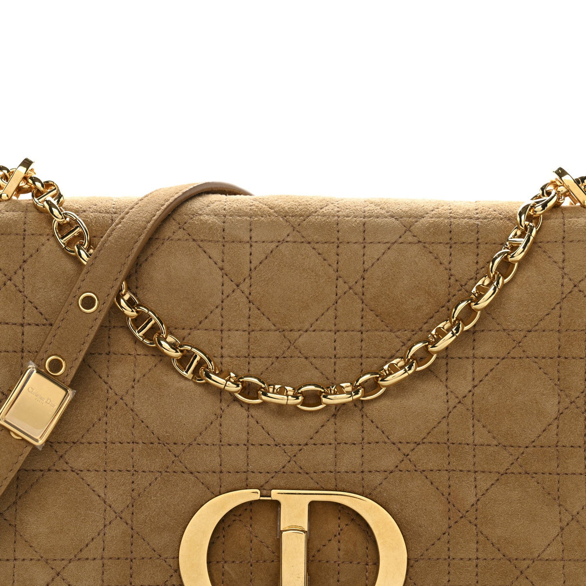 Shearling Cannage Large Caro Bag Camel wholesalehk.shop
