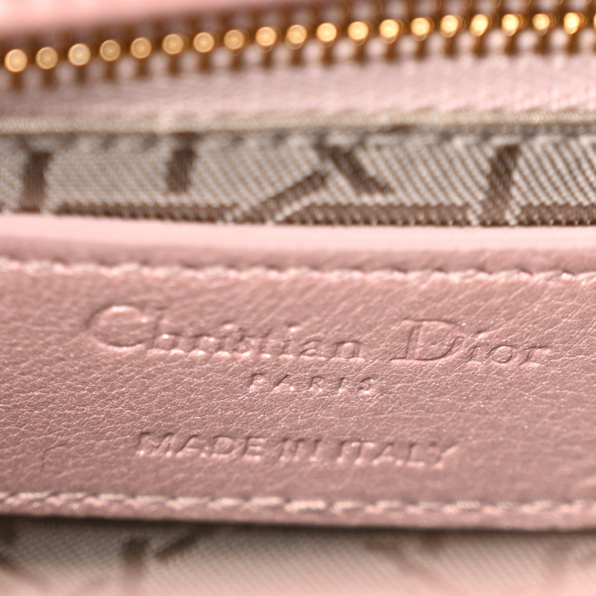 Metallic Lambskin Cannage Mini Lady Dior Lotus wholesalehk.shop