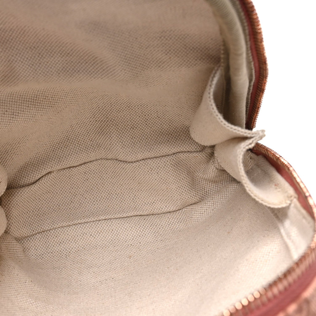 Monogram Textured Dollar Calfskin Mini Ophidia Crossbody Cloche Rose Pink wholesalehk.shop