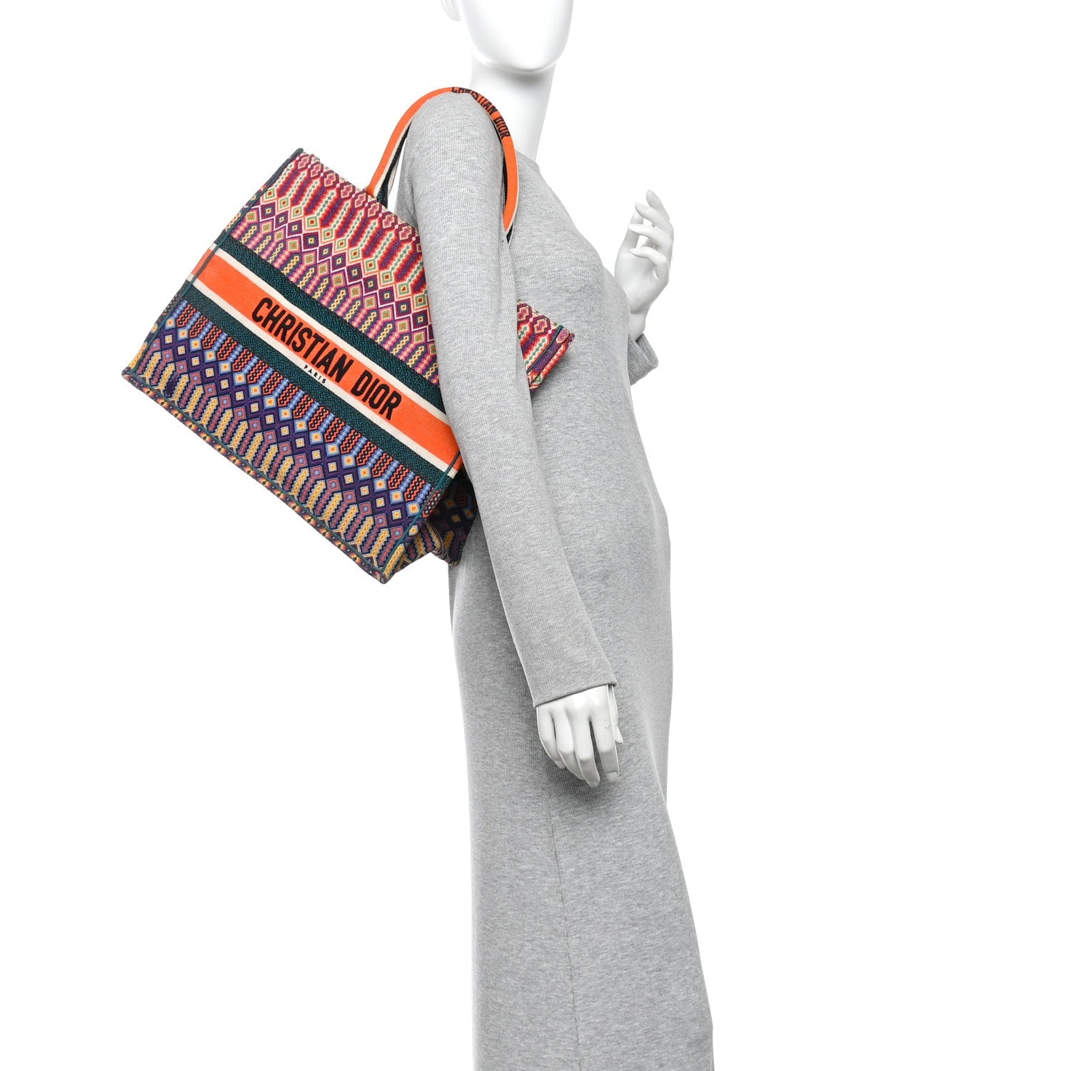Canvas Embroidered Large Mexican Crafts Book Tote Orange Multicolor £¨ Direct shipment via from wholesalehk.shop
