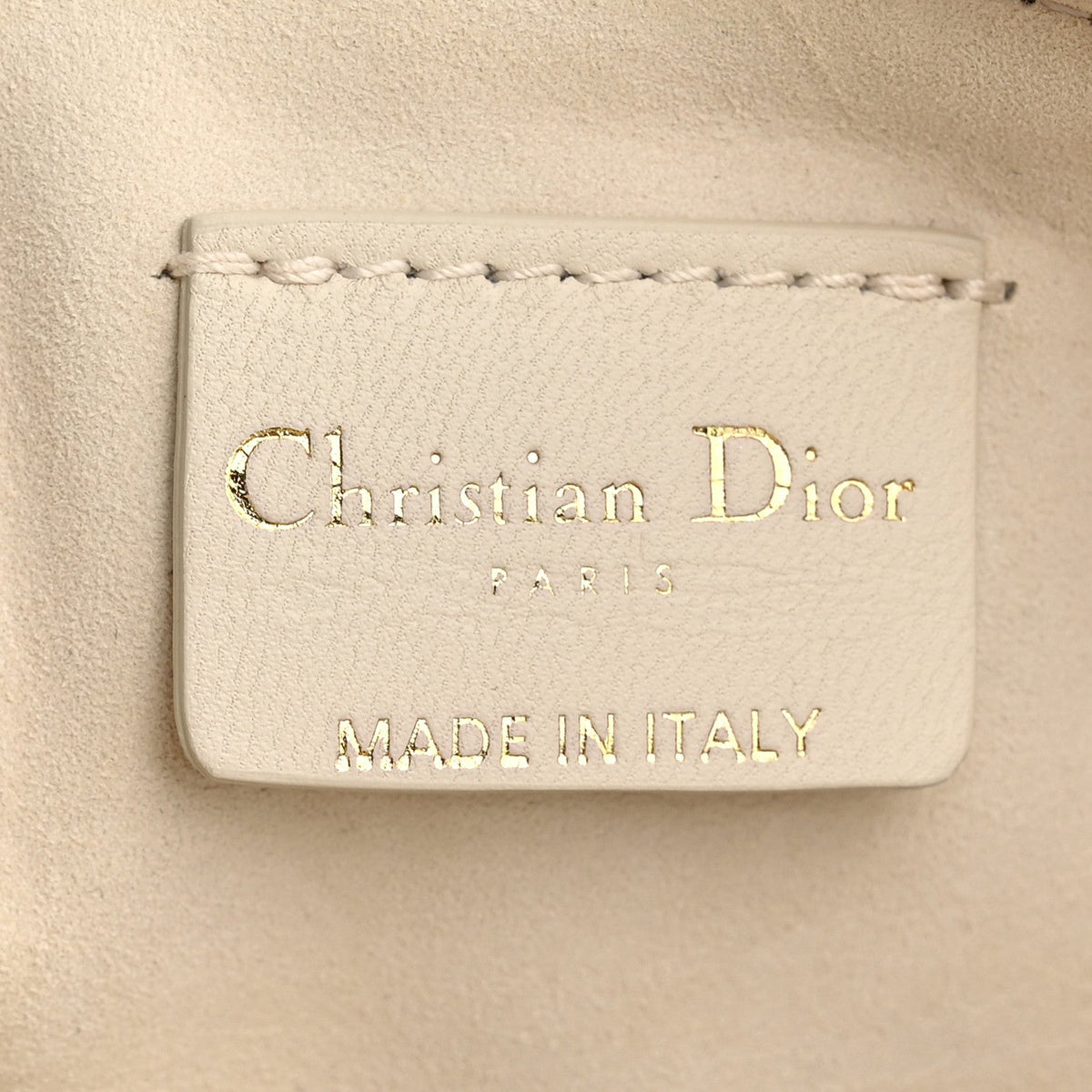 Lambskin Cannage Dior Club Bag  Dusty Ivory wholesalehk.shop