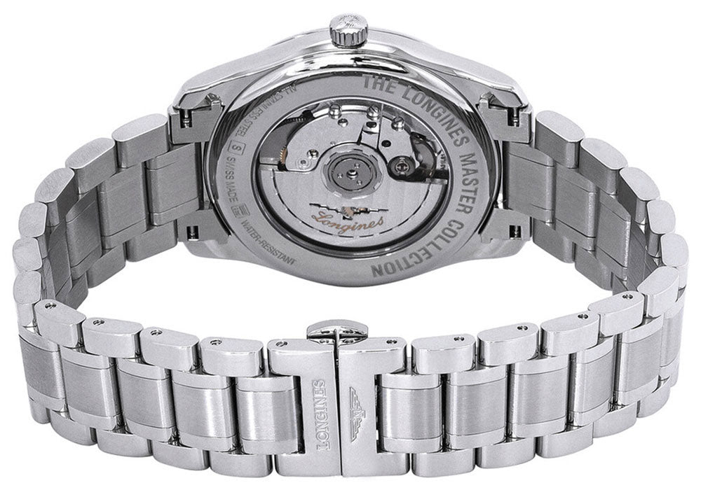Longines Master Collection Automatic Stainless Steel Blue Dial Date/Month Mens Watch L2.910.4.92.6 wholesalehk.shop