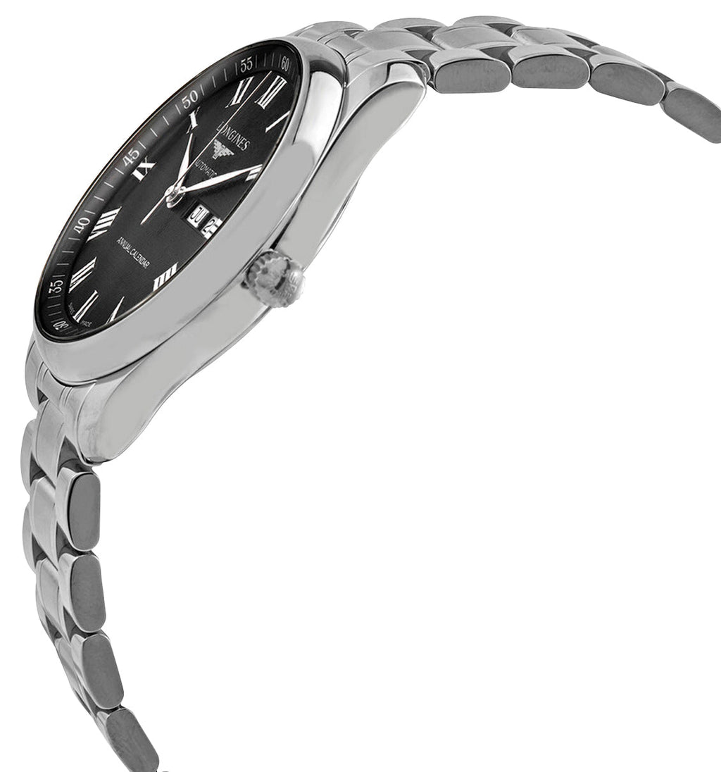 Longines Master Collection Automatic Stainless Steel Black Dial Date/Month Mens Watch L2.920.4.51.6 wholesalehk.shop