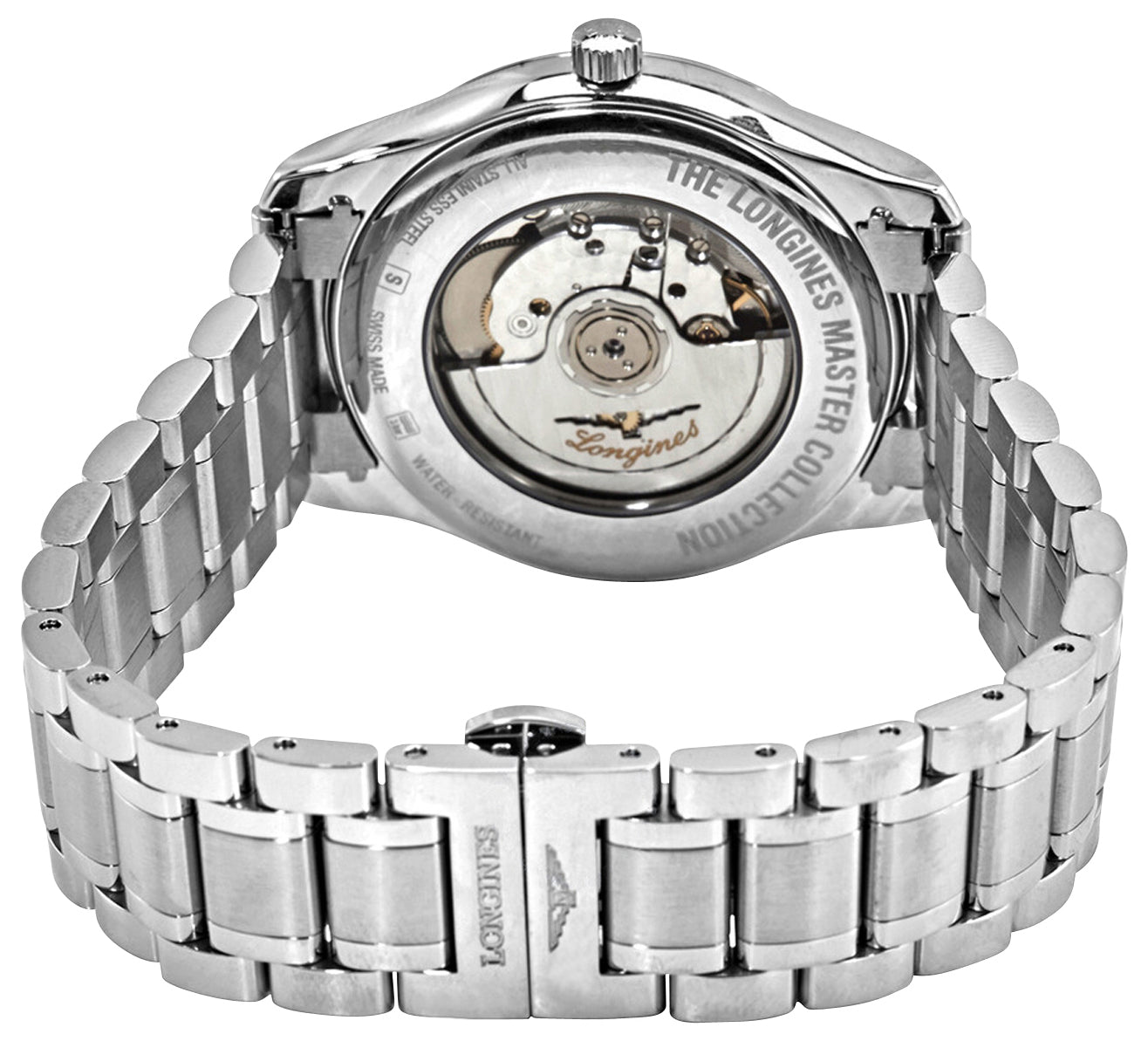 Longines Master Collection Automatic Stainless Steel Black Dial Date/Month Mens Watch L2.920.4.51.6 wholesalehk.shop