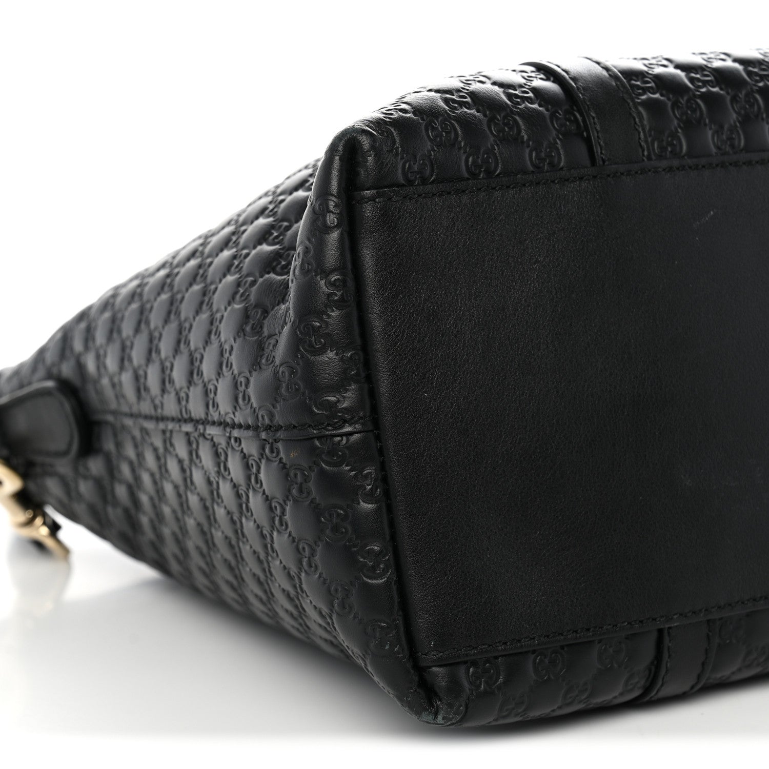 Soft Microguccissima Small Zippered Satchel Black £¨ Direct shipment via from wholesalehk.shop