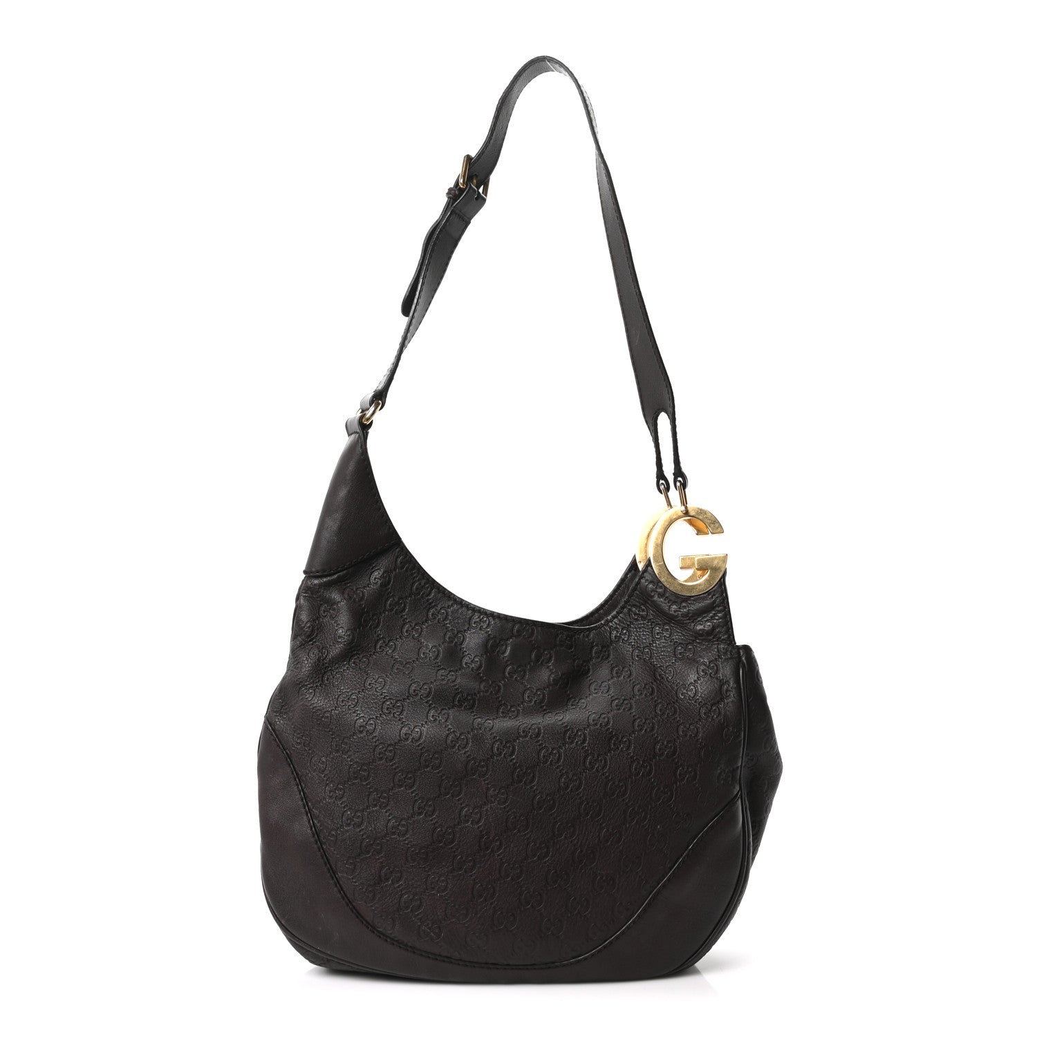 Guccissima Medium Charlotte Hobo Dark Brown £¨ Direct shipment via from wholesalehk.shop
