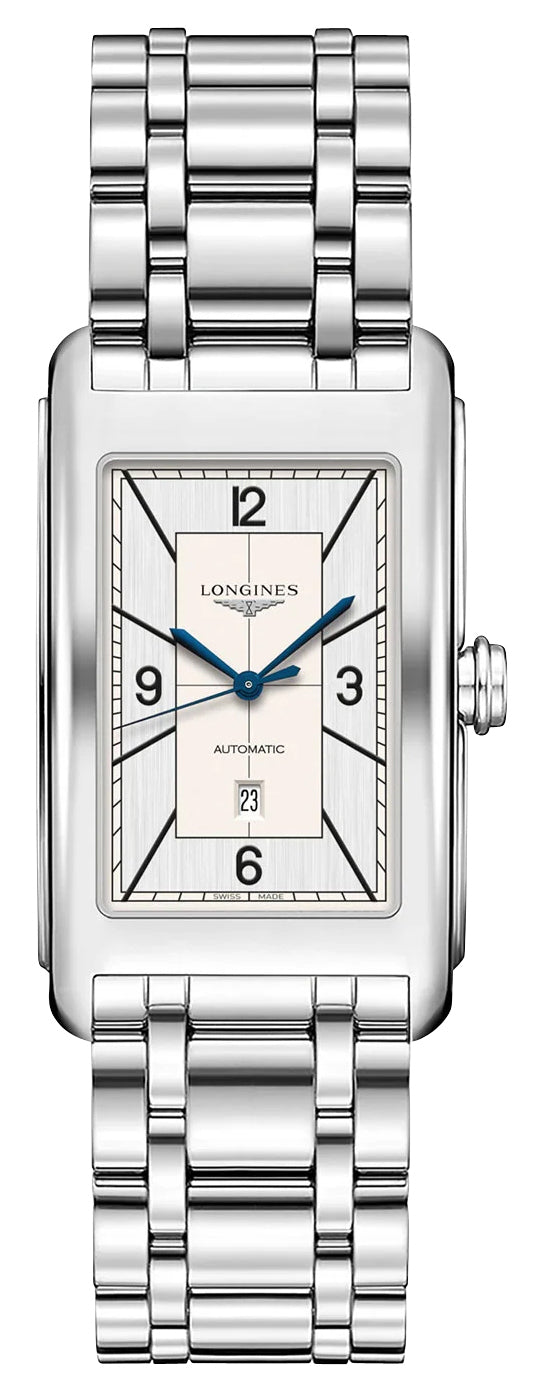 Longines DolceVita Automatic Stainless Steel Silver Dial Date Mens Watch L5.767.4.73.6 wholesalehk.shop