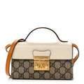 GG Supreme Monogram New Sakai Calfskin Mini Padlock Top Handle Shoulder Bag Beige Ebony Mystic White Sun Oil £¨ Direct shipment via from wholesalehk.shop