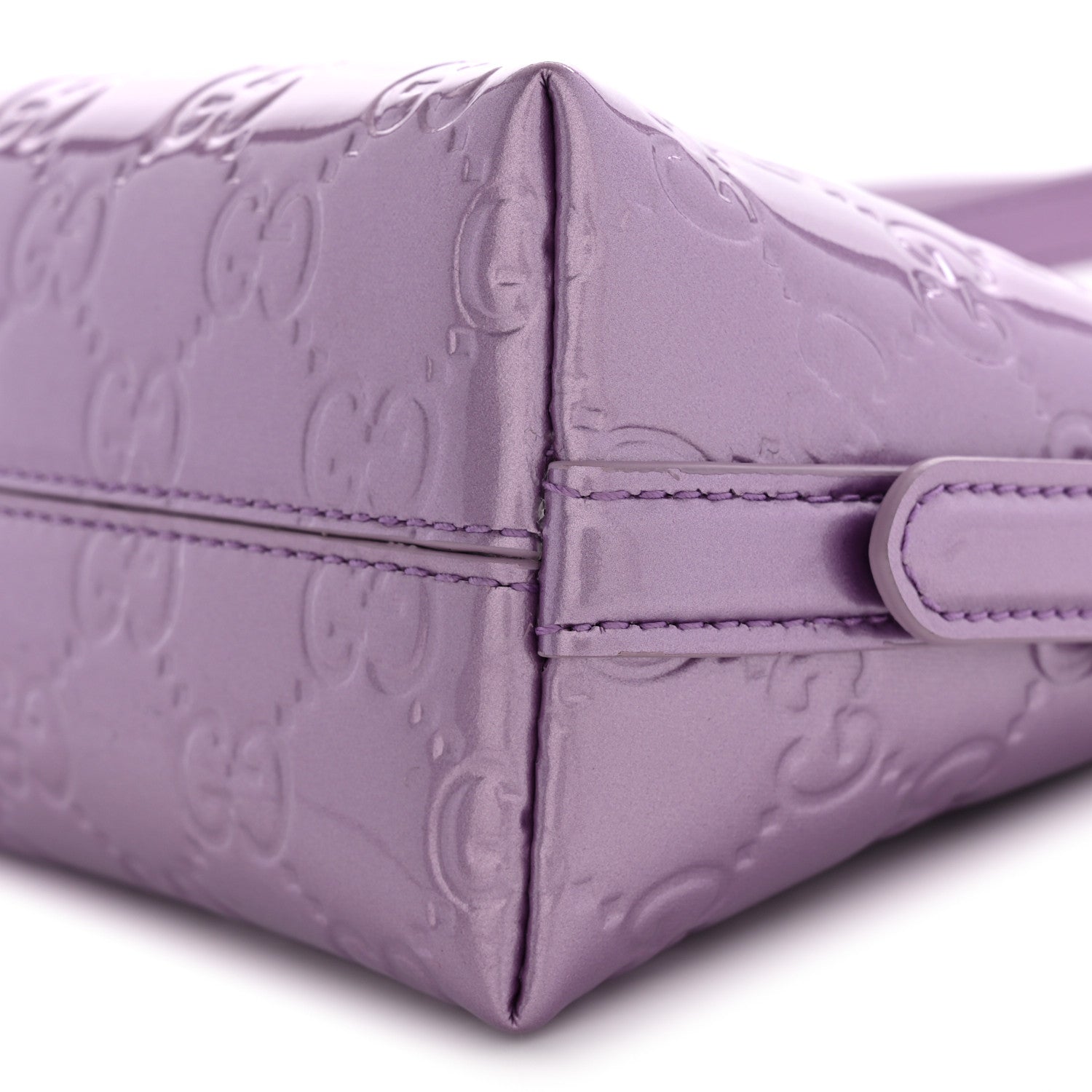 Shine Guccissima Emblem Small Shoulder Bag Lilac Haz £¨ Direct shipment via from wholesalehk.shop