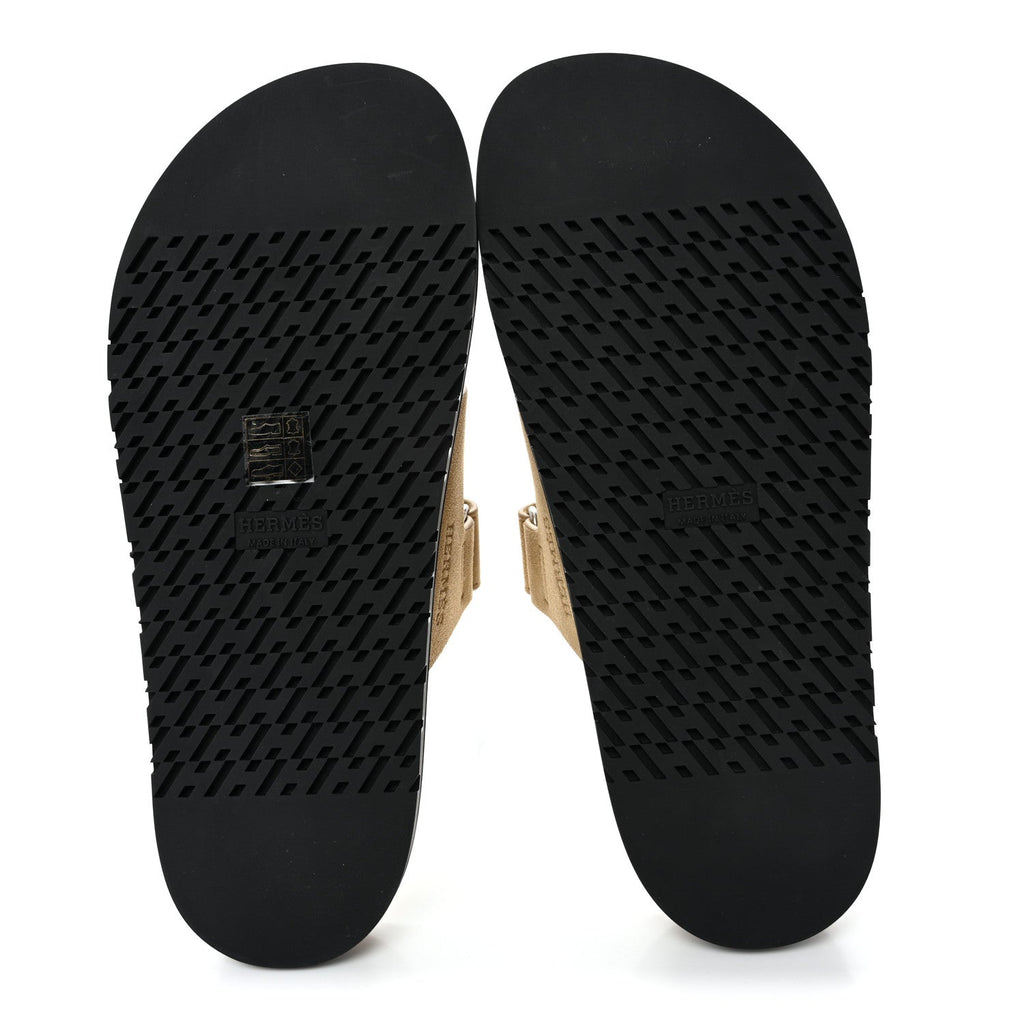 Suede Goatskin Womens Chypre Sandals 39 Beige Lin wholesalehk.shop