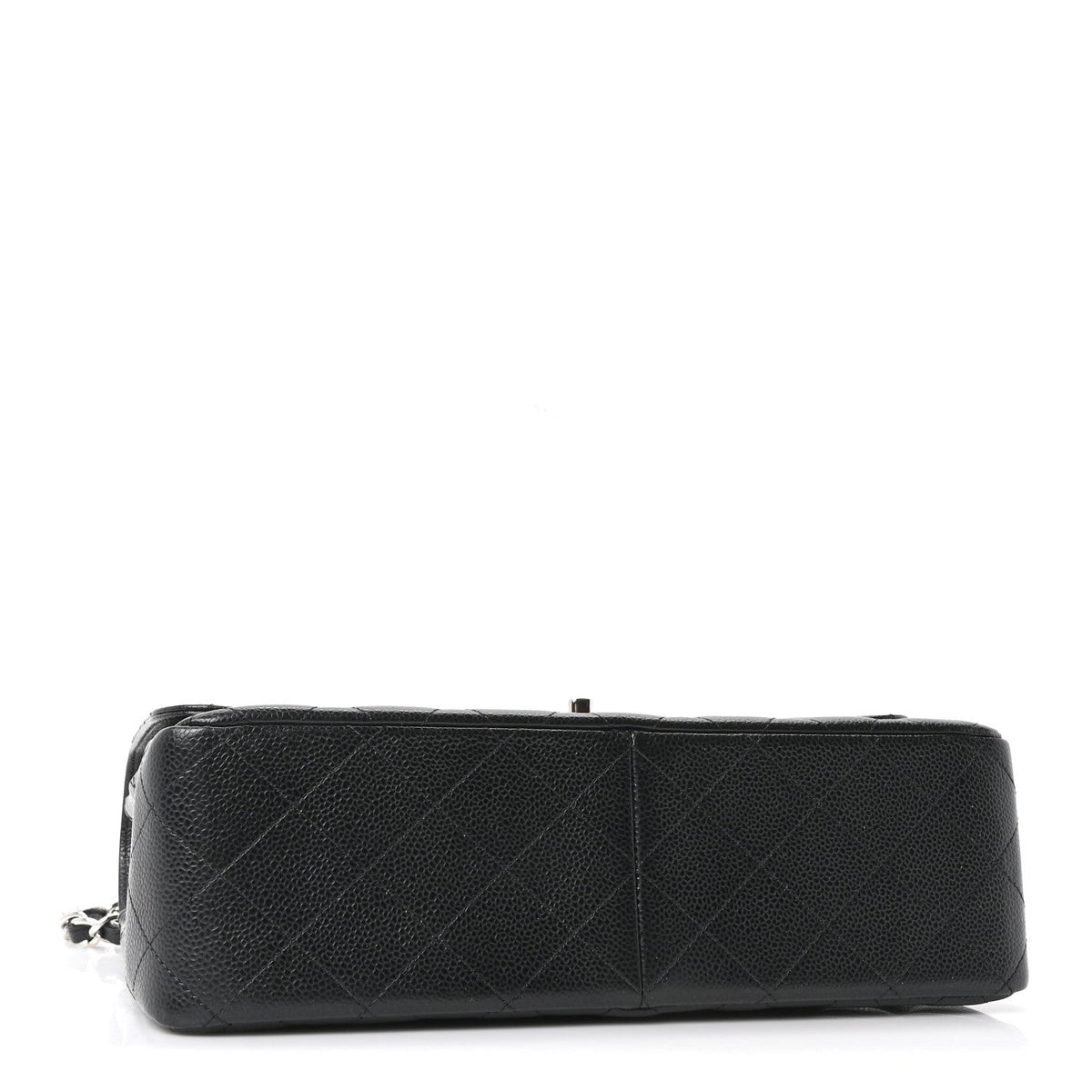 Caviar Quilted Jumbo Double Flap Black wholesalehk.shop