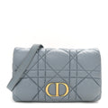 Lambskin Macrocannage Mini Dior Caro Bag Cloud Blue wholesalehk.shop