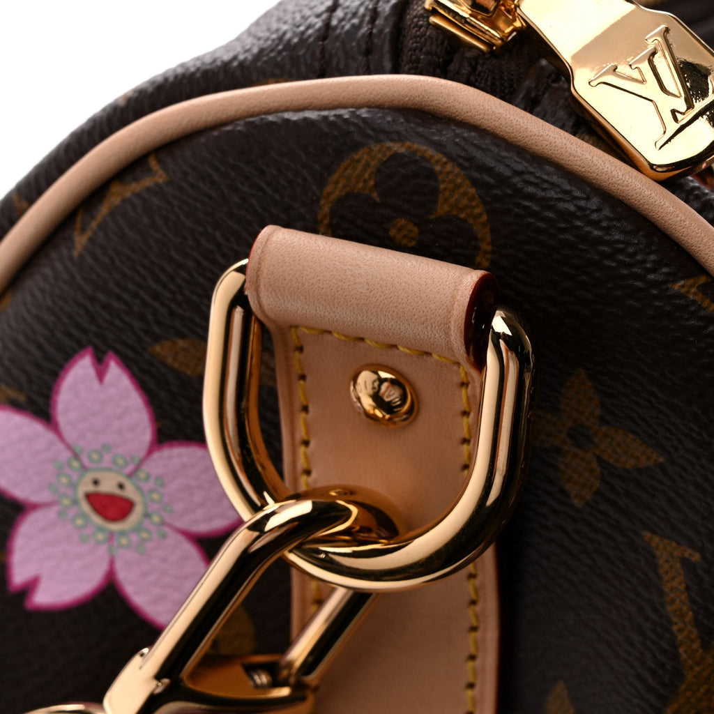 LV X TM Monogram Cherry Blossom Keepall Bandouliere 45 Sakura Brown wholesalehk.shop