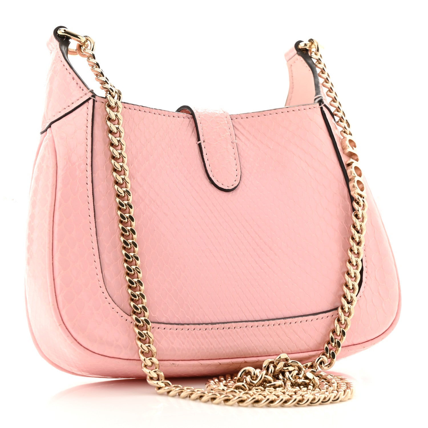 Snakeskin Mini Jackie Notte Bag Pink £¨ Direct shipment via from wholesalehk.shop
