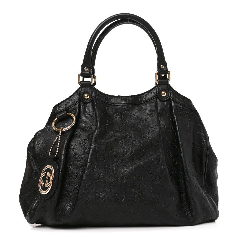 Guccissima Medium Sukey Tote Black £¨ Direct shipment via from wholesalehk.shop