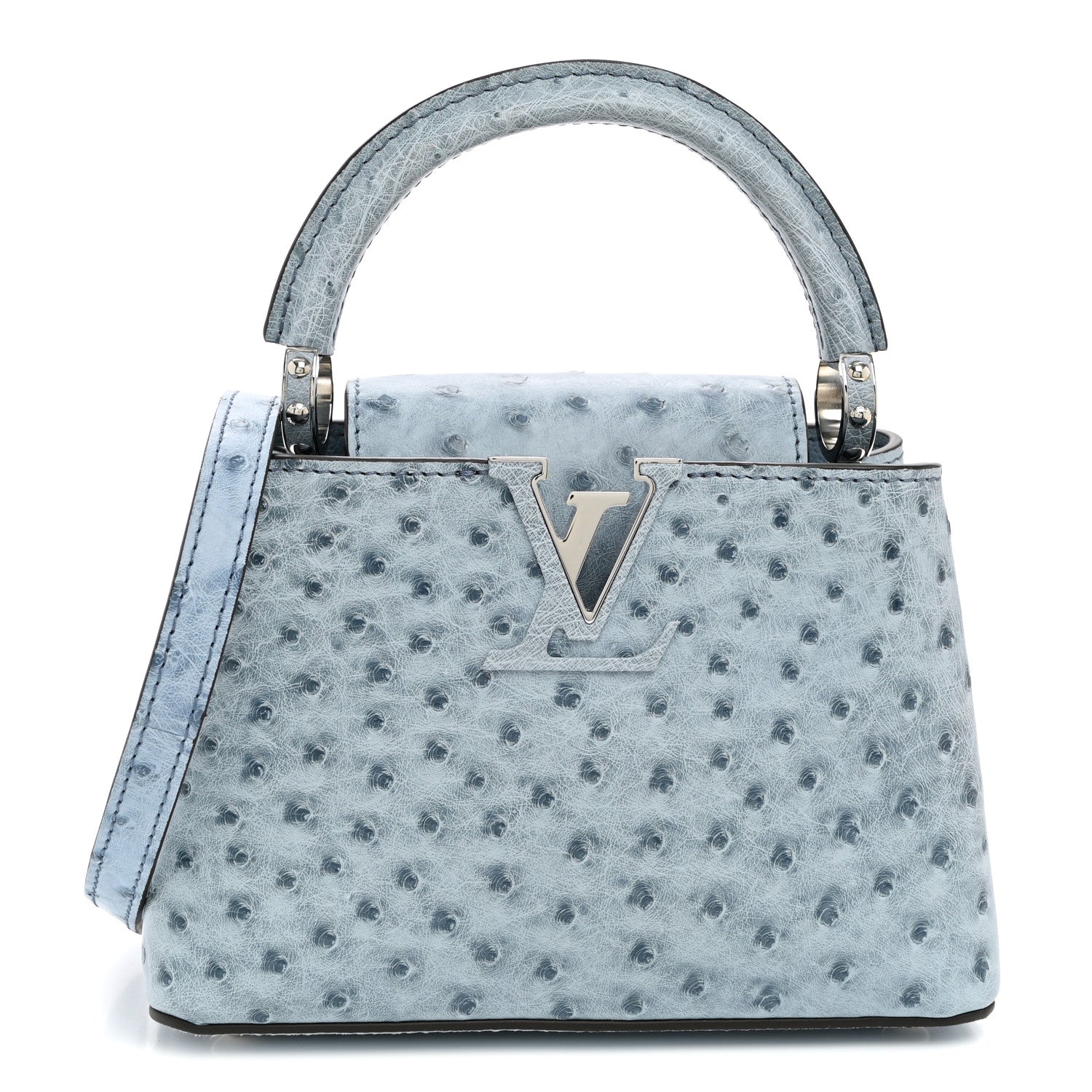 Ostrich Capucines Mini Blue Denim £¨ Direct shipment via from wholesalehk.shop