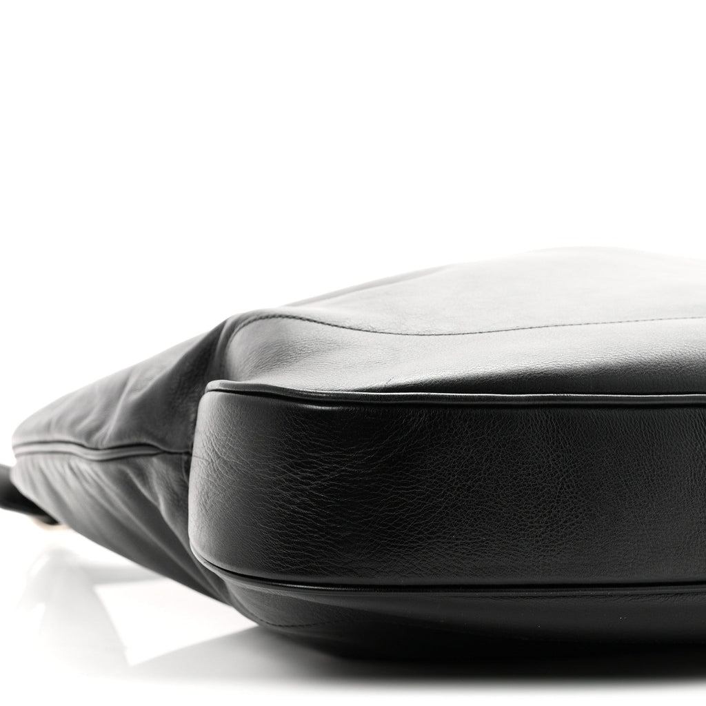 Calfskin Large Jackie 1961 Shoulder Bag Black £¨ Direct shipment via from wholesalehk.shop