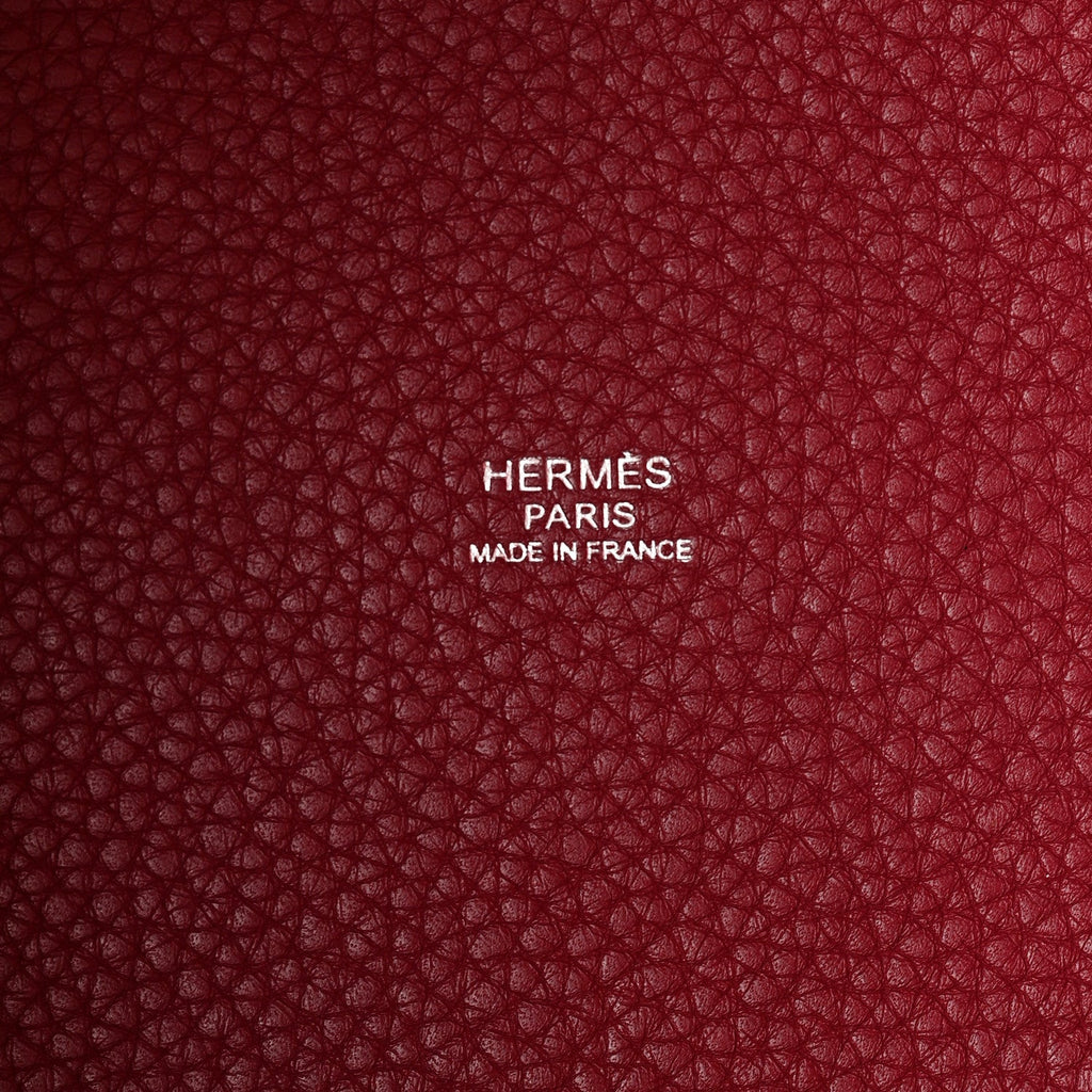 Taurillon Clemence Picotin Lock 18 PM Rubis £¨ Direct shipment via from wholesalehk.shop