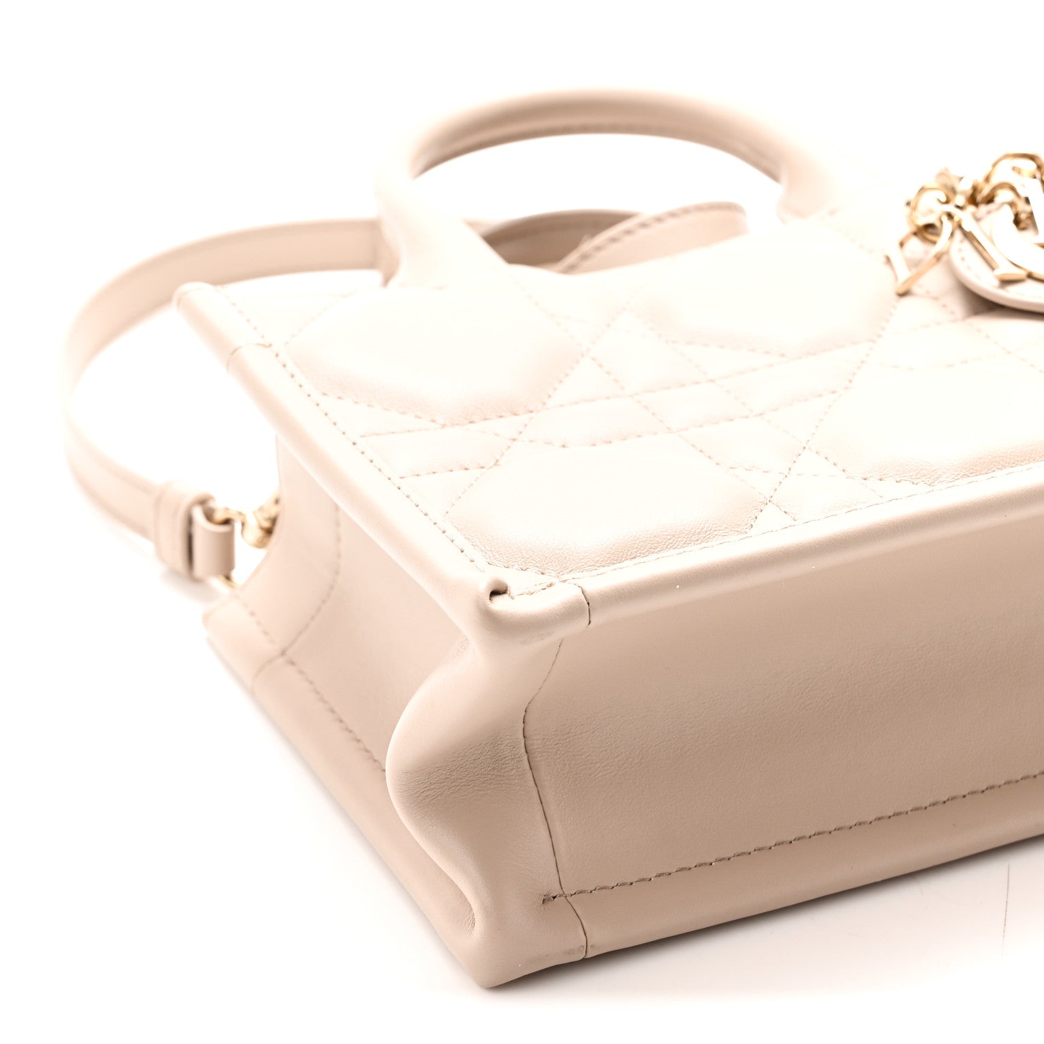 Calfskin Macrocannage Mini Book Tote Trench Beige £¨ Direct shipment via from wholesalehk.shop