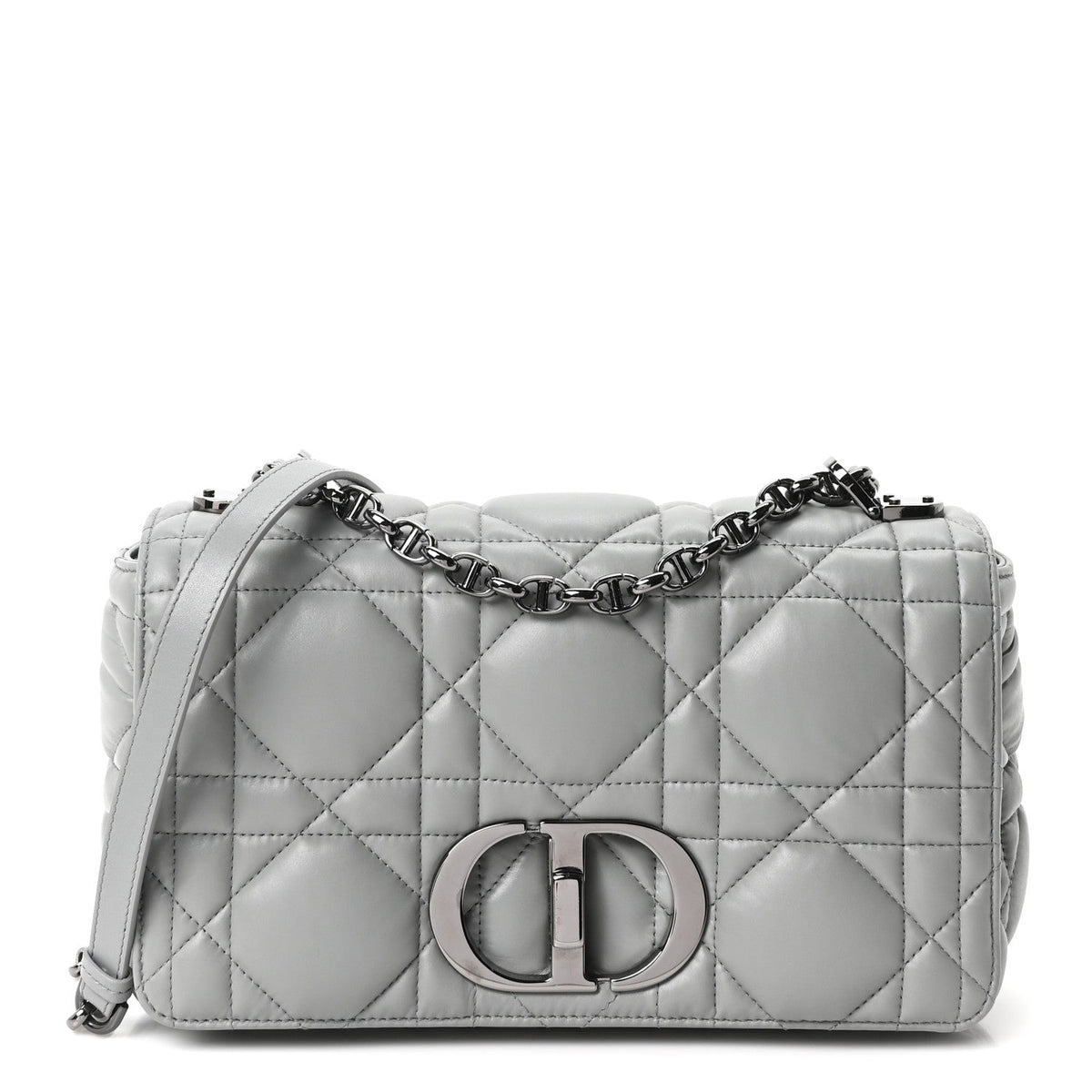 Calfskin Macrocannage Medium Caro Bag Iron Grey wholesalehk.shop