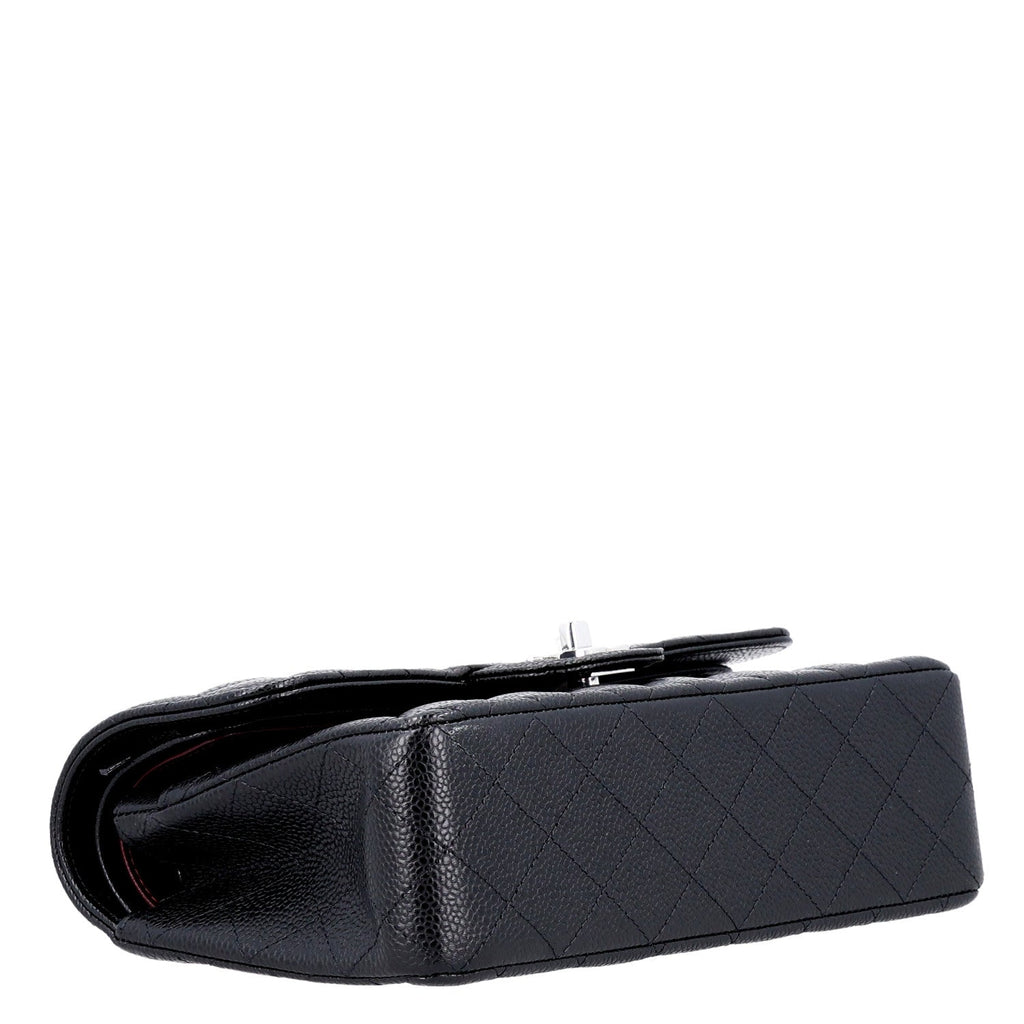 Caviar Quilted Small Double Flap Black wholesalehk.shop