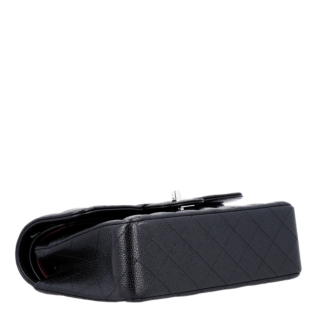 Caviar Quilted Small Double Flap Black wholesalehk.shop