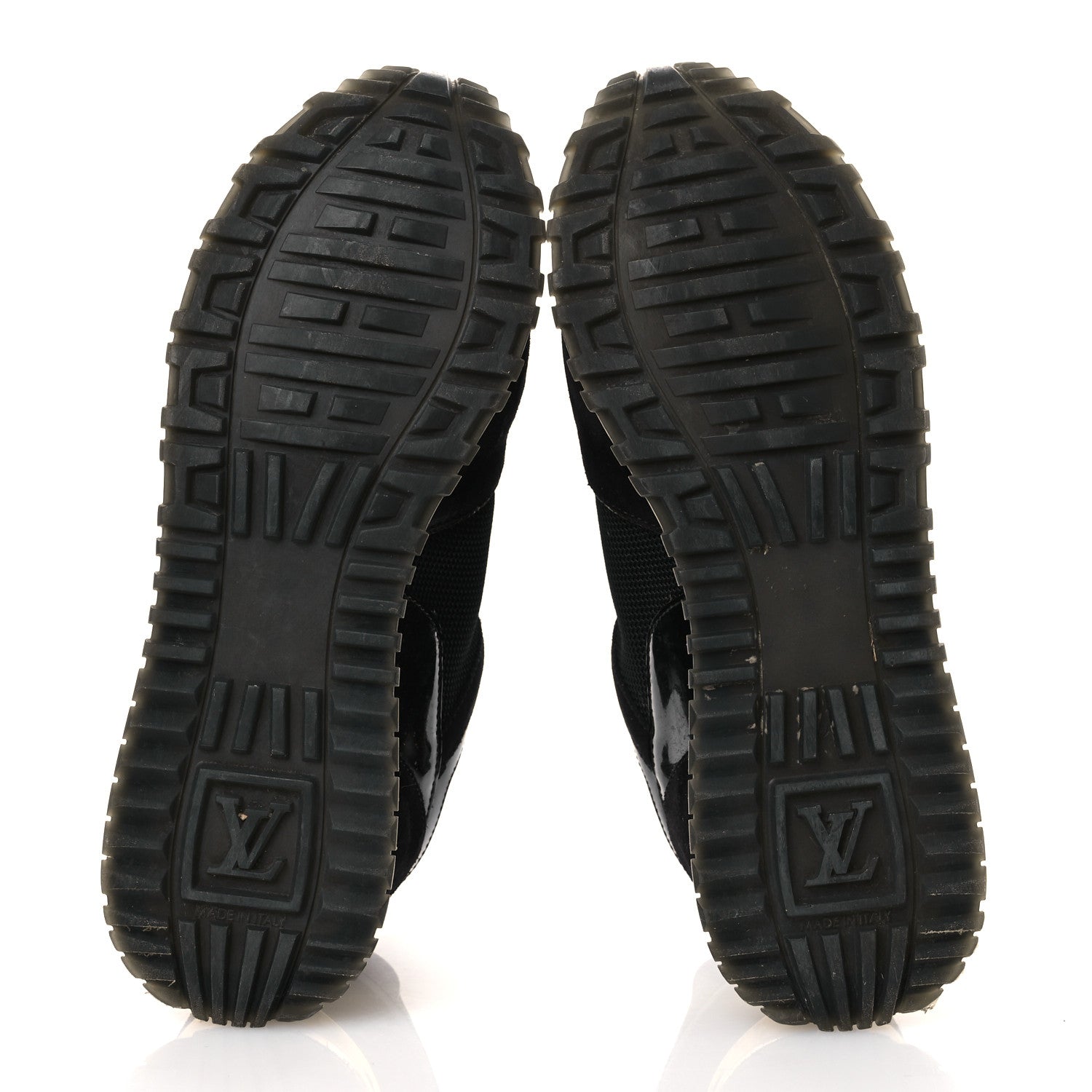 Suede Monogram Run Away Sneakers 36.5 Black £¨ Direct shipment via from wholesalehk.shop