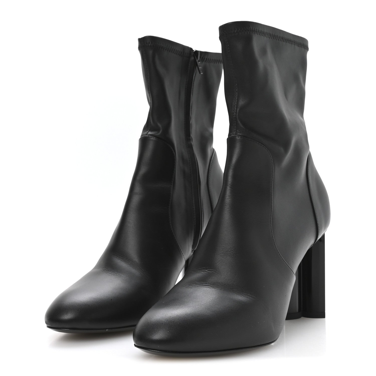 Calfskin Uniformes Silhouette Ankle Boots 39 Black £¨ Direct shipment via from wholesalehk.shop