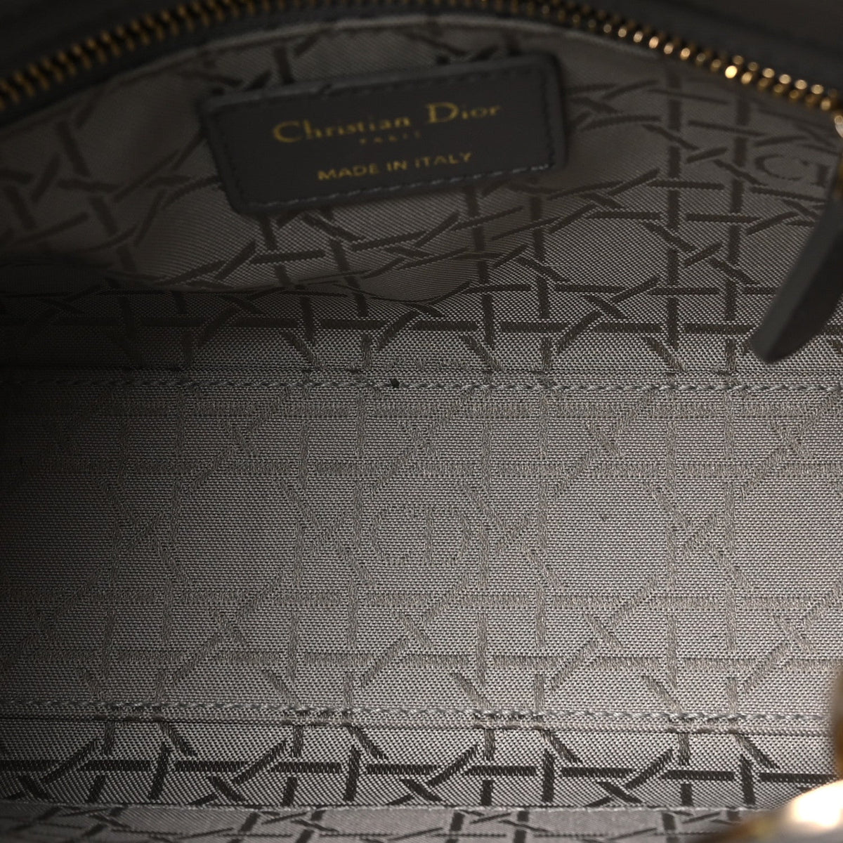 Lambskin Cannage Small My ABCDior Lady Dior Grey wholesalehk.shop