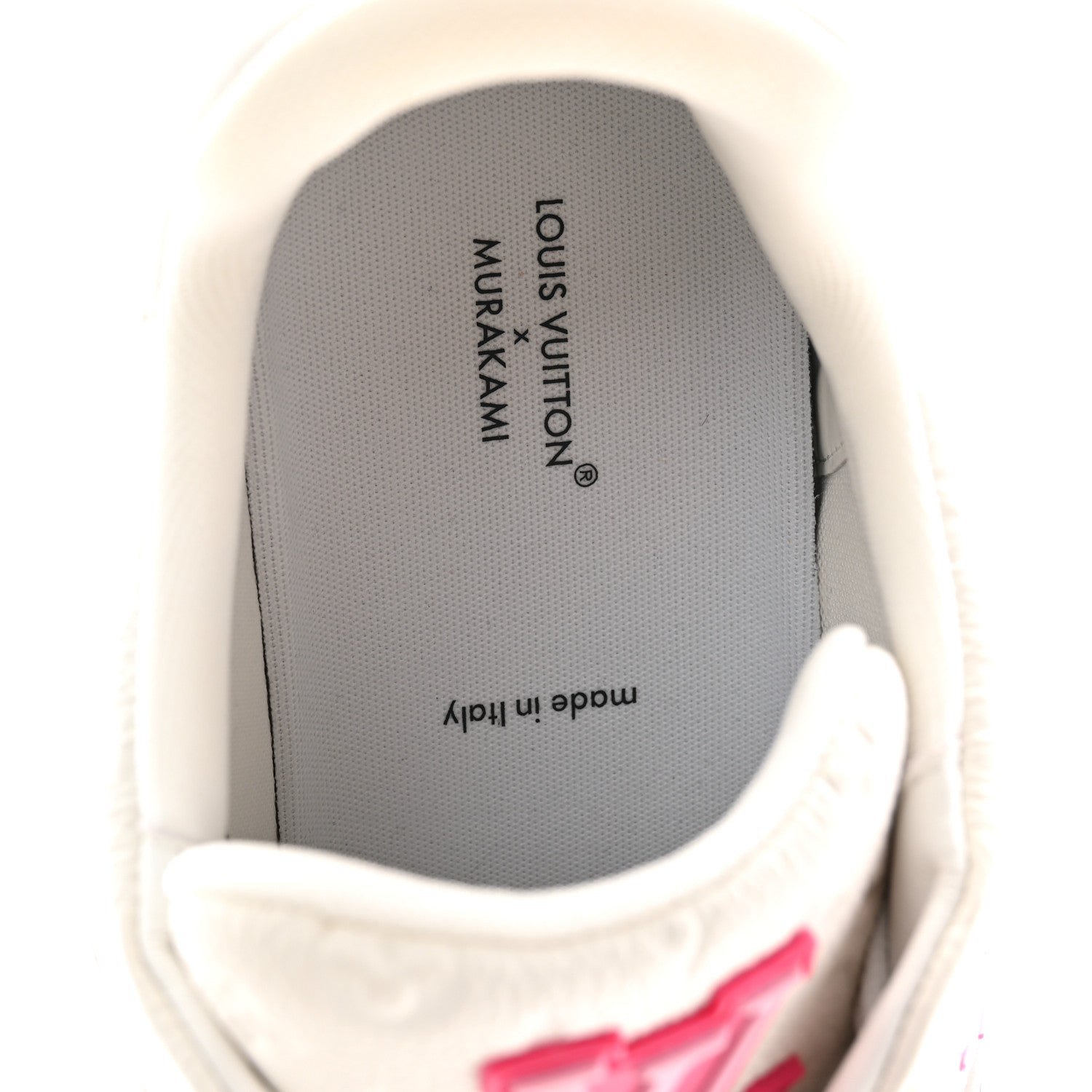 LV X TM Embossed Monogram Cherry Blossom LV Trainer Sneakers 41 White £¨ Direct shipment via from wholesalehk.shop
