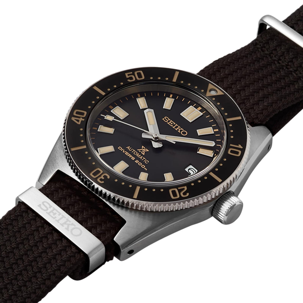 Seiko Prospex 1965 Diver’s Re-Interpretation Automatic Black Dial Brown NATO Strap Watch For Men - SPB239J1 wholesalehk.shop