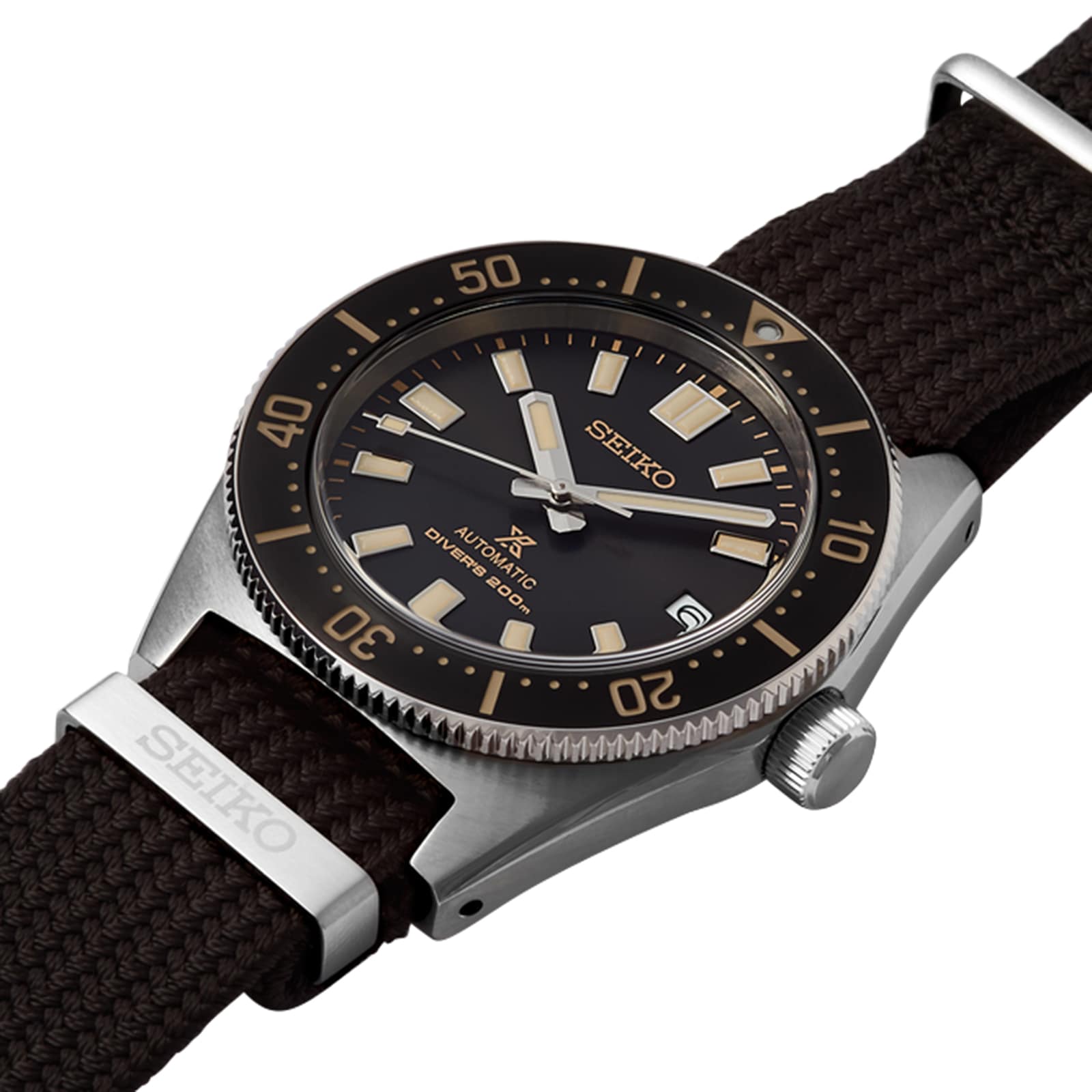 Seiko Prospex 1965 Diver’s Re-Interpretation Automatic Black Dial Brown NATO Strap Watch For Men - SPB239J1 wholesalehk.shop