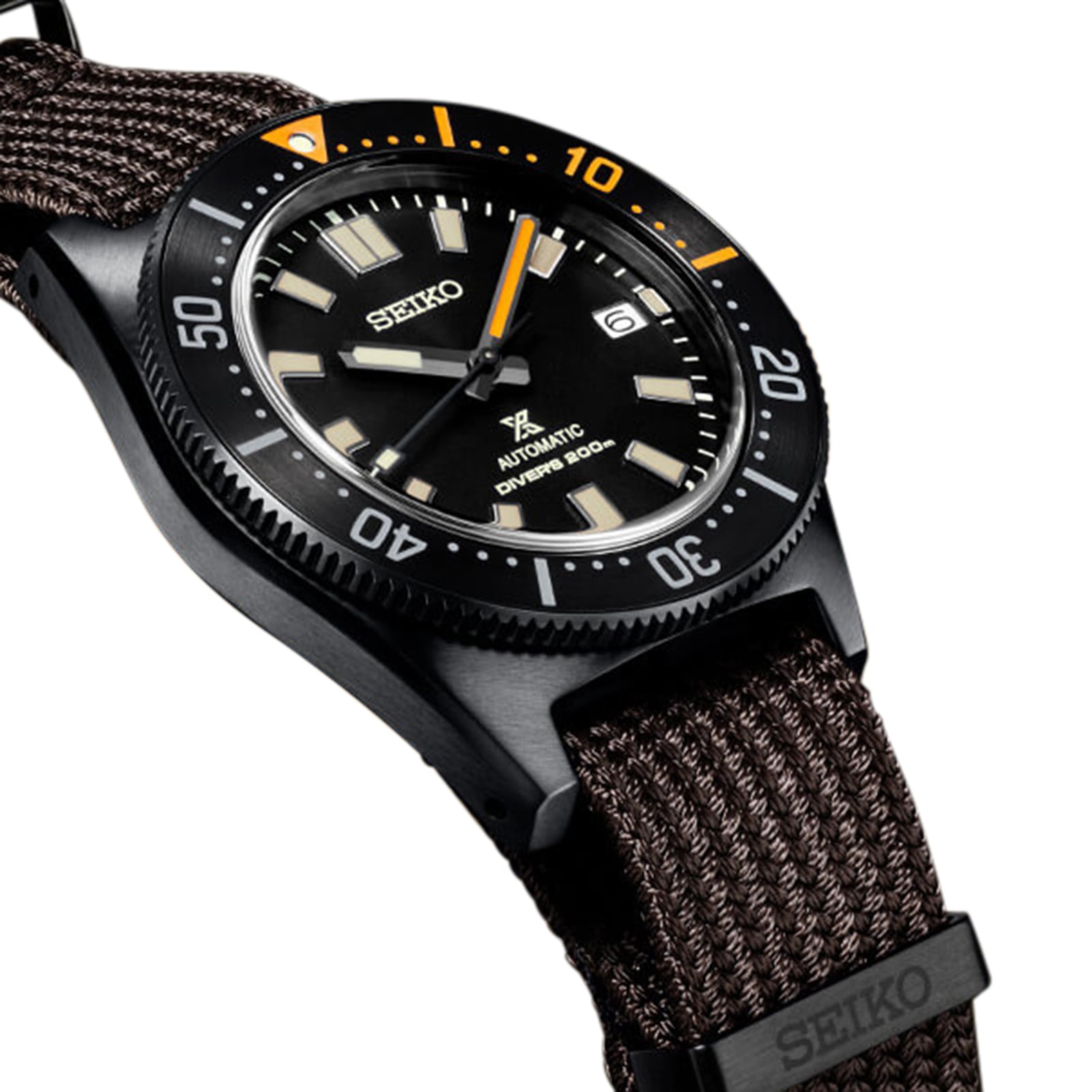 Seiko Prospex Black Series 1965 Limited Edition Black Dial Brown NATO Strap Watch For Men - SPB253J1 wholesalehk.shop