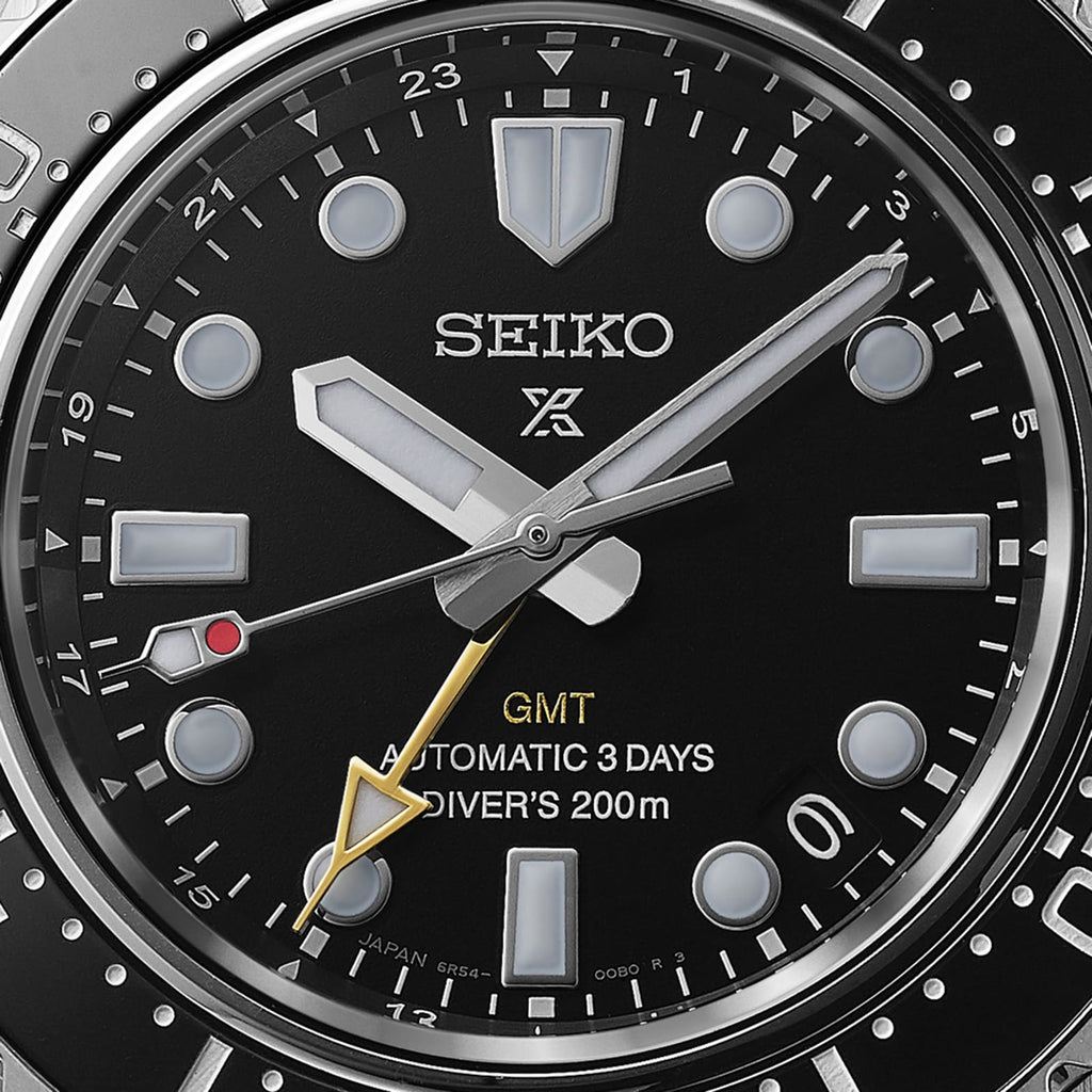 Seiko Prosprex Dark Depths GMT Automatic Black Dial Silver Steel Strap Watch For Men - SPB383J1 wholesalehk.shop