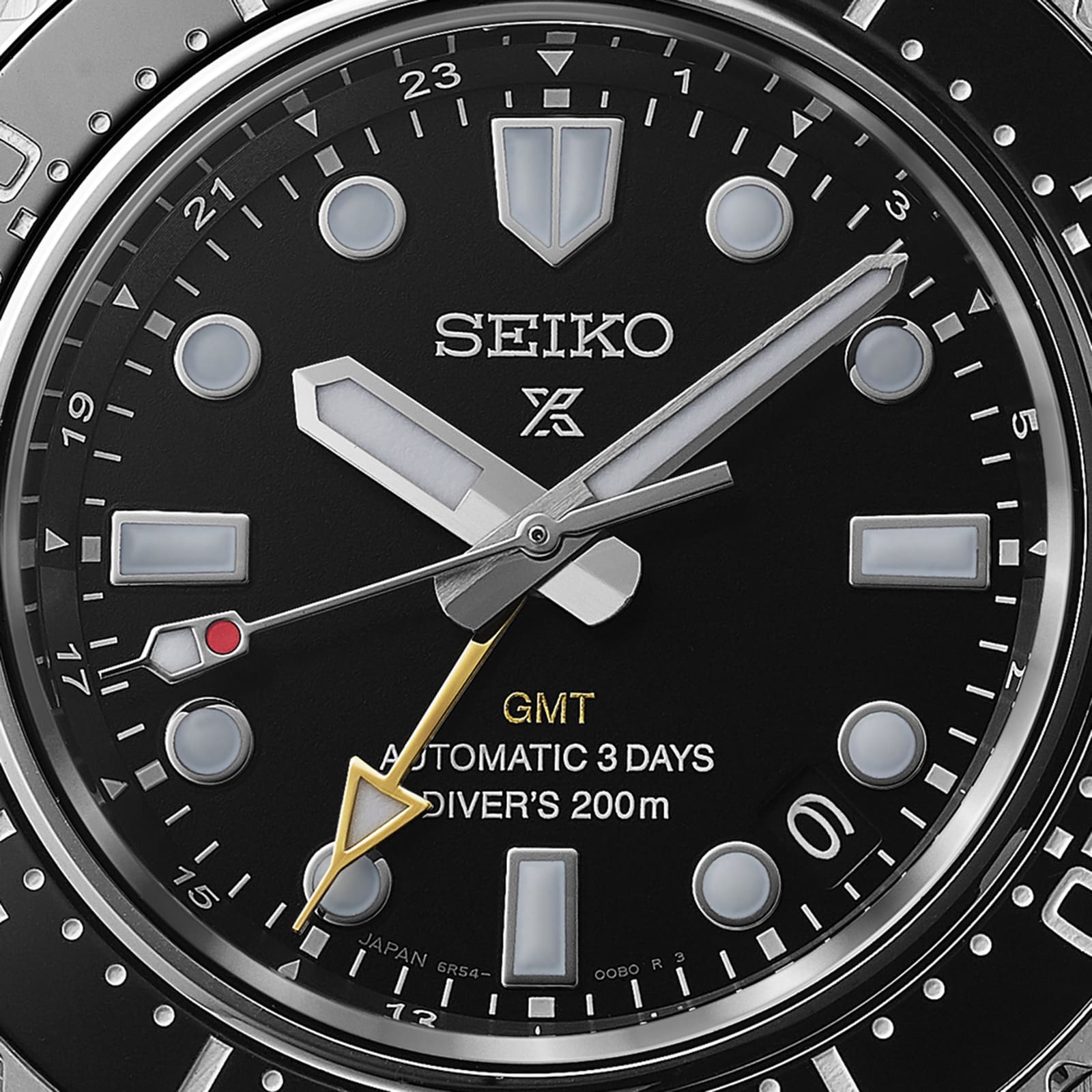 Seiko Prosprex Dark Depths GMT Automatic Black Dial Silver Steel Strap Watch For Men - SPB383J1 wholesalehk.shop