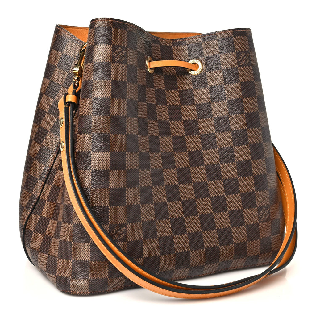 Damier Ebene Neonoe MM Safran £¨ Direct shipment via from wholesalehk.shop