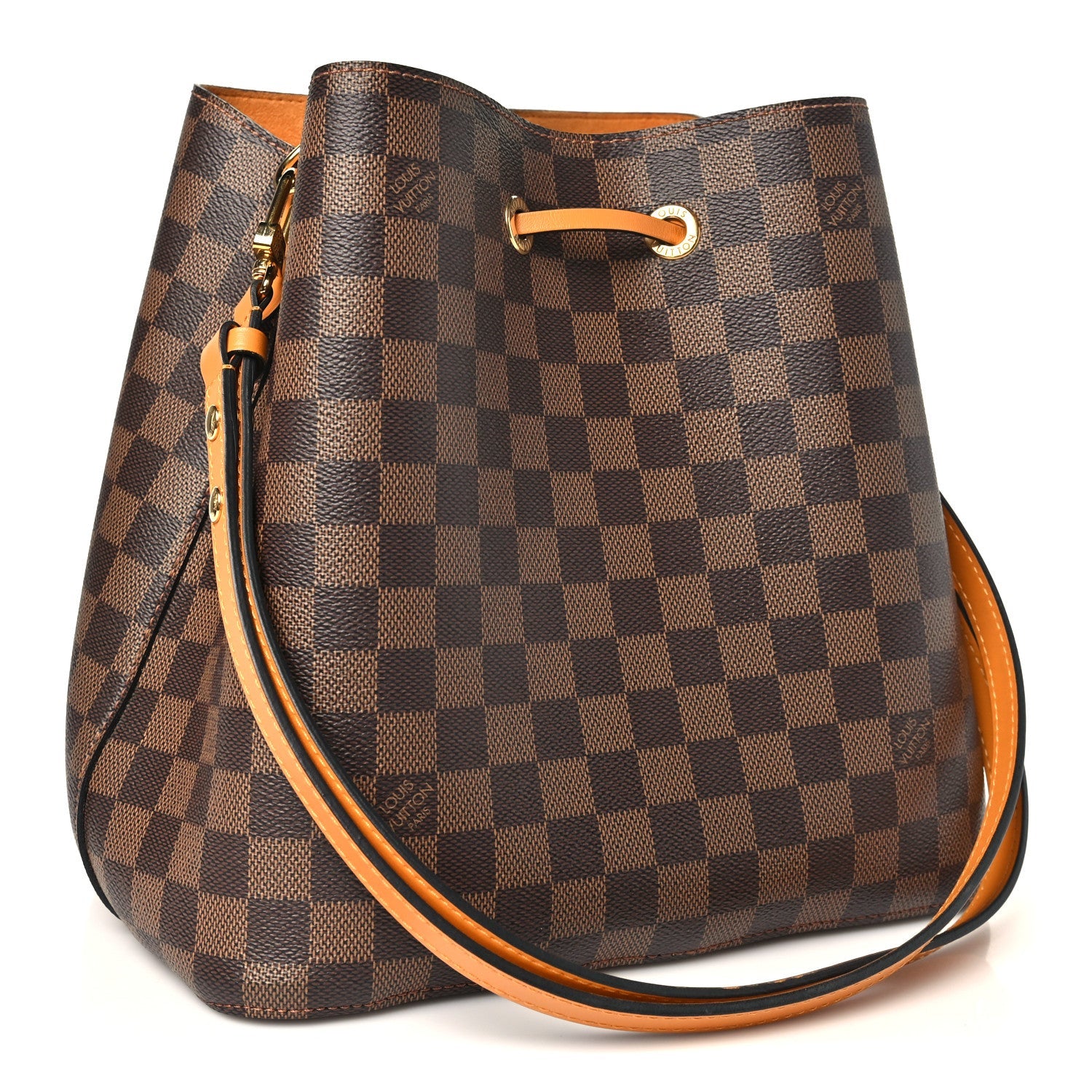 Damier Ebene Neonoe MM Safran £¨ Direct shipment via from wholesalehk.shop