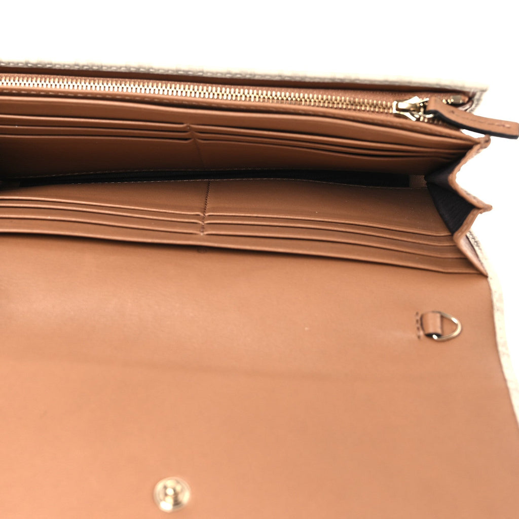 Soft Microguccissima Dice Chain Wallet Beige £¨ Direct shipment via from wholesalehk.shop