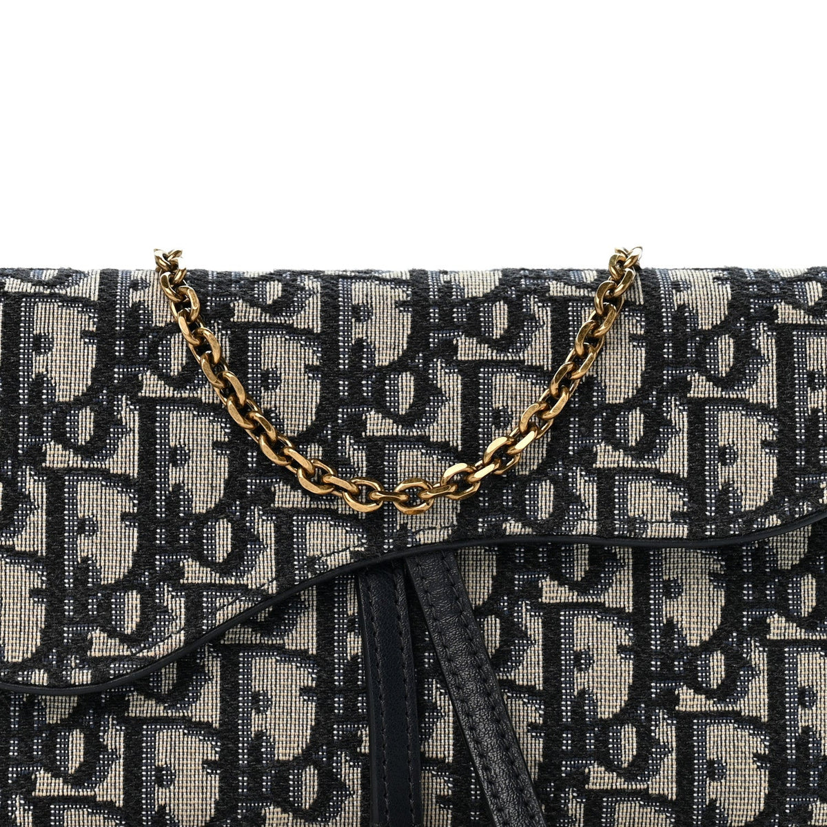 Oblique Small Saddle Chain Pouch Blue wholesalehk.shop