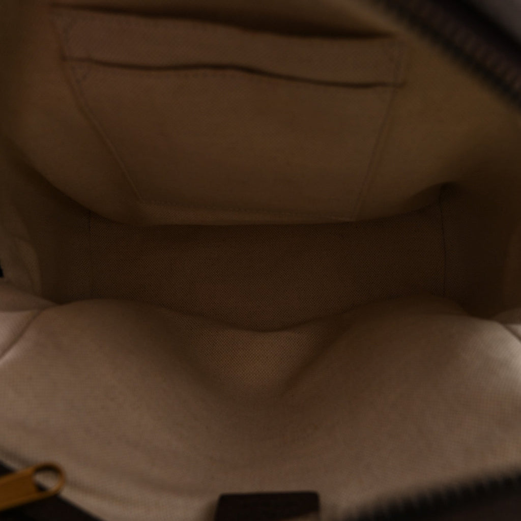 GG Supreme Monogram Calfskin Web Small Ophidia Day Backpack Beige Ebony New Acero wholesalehk.shop