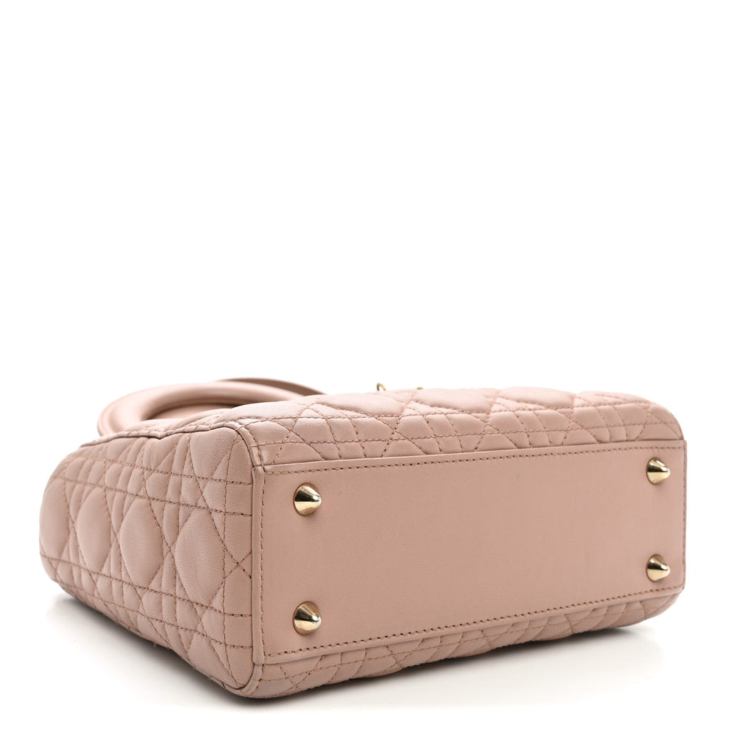 Lambskin Cannage Small My ABCDior Lady Dior Blush wholesalehk.shop
