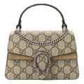 GG Supreme Monogram Mini Dionysus Top Handle Bag Taupe wholesalehk.shop