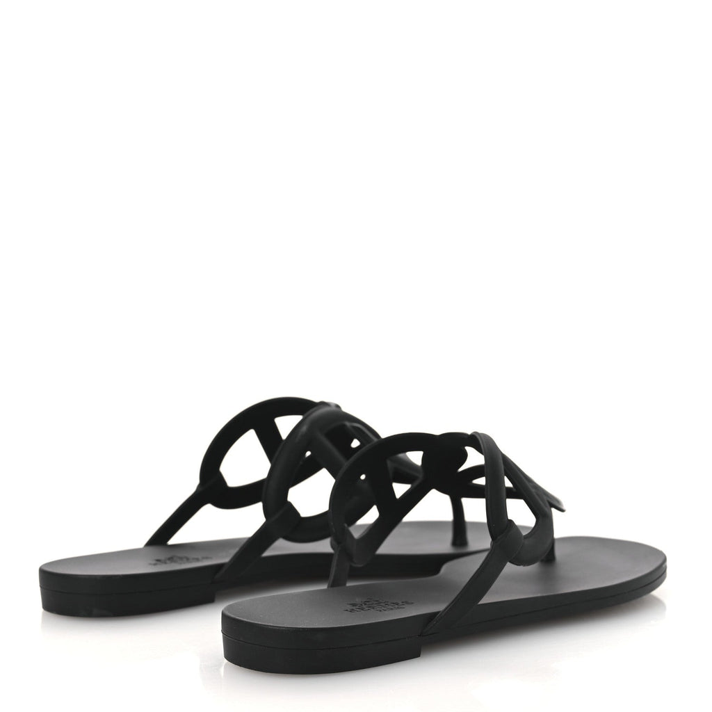 Rubber Womens Egerie Sandals 36 Black wholesalehk.shop