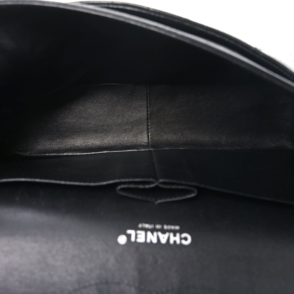 Lambskin Quilted Jumbo Double Flap So Black wholesalehk.shop