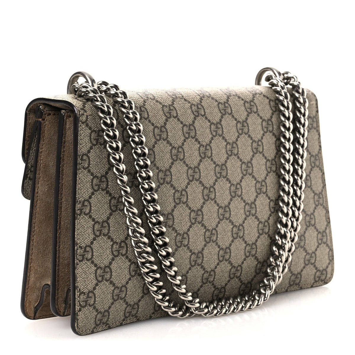 GG Supreme Monogram Small Dionysus Shoulder Bag Taupe Taupe wholesalehk.shop