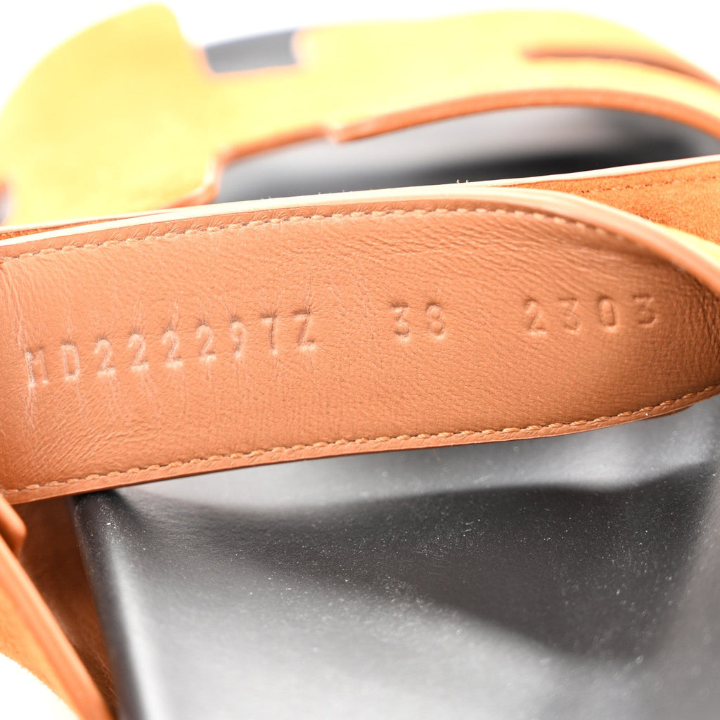 Suede Goatskin Womens Chypre Sandals 38 Naturel wholesalehk.shop