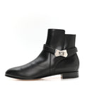 Calfskin Neo Low Boots 41 Black wholesalehk.shop