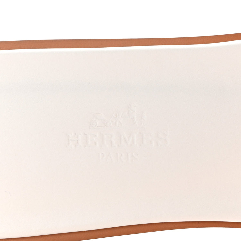 Box Calfskin Oran Sandals 36 White wholesalehk.shop