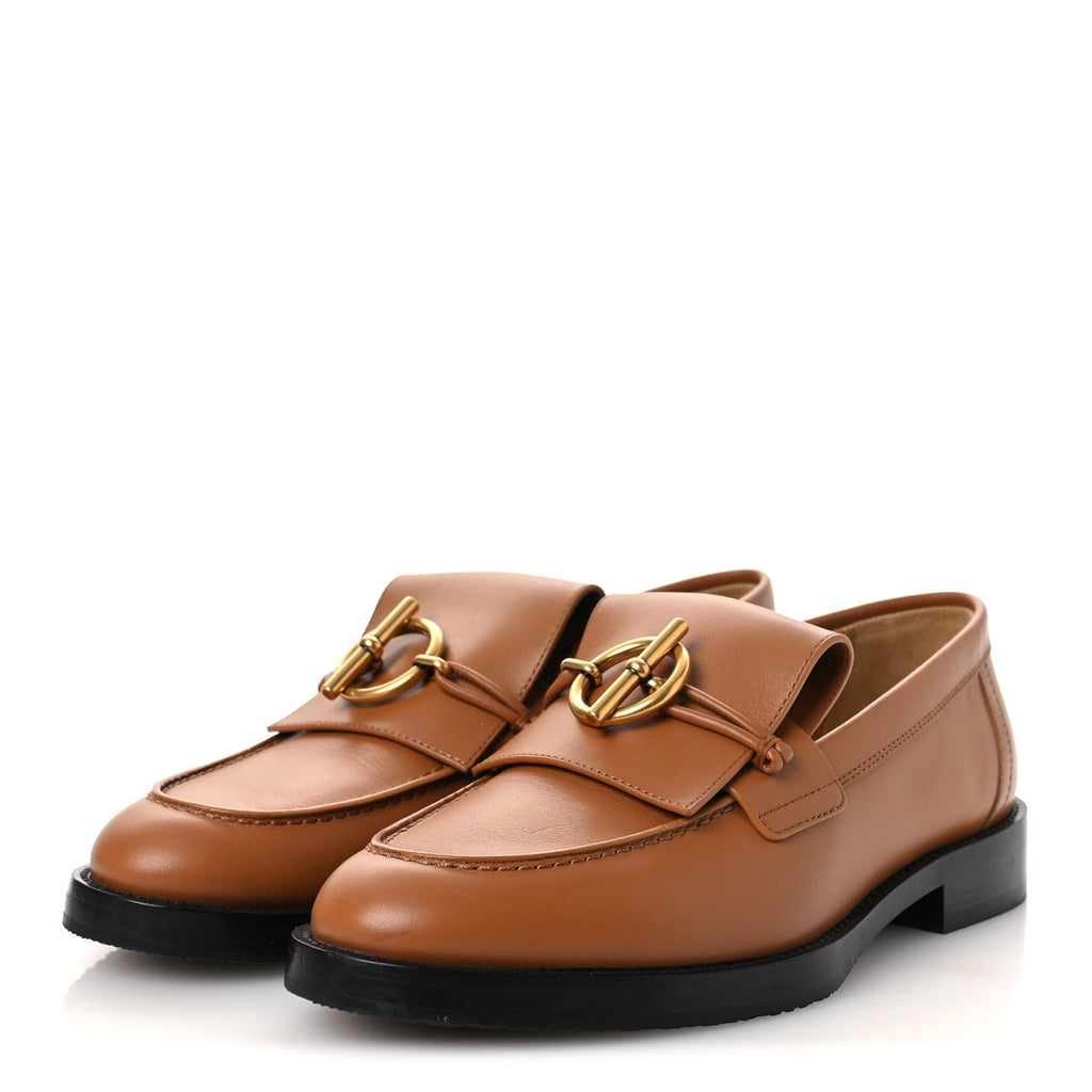 Calfskin Womens Impact Loafers 36 Naturel wholesalehk.shop