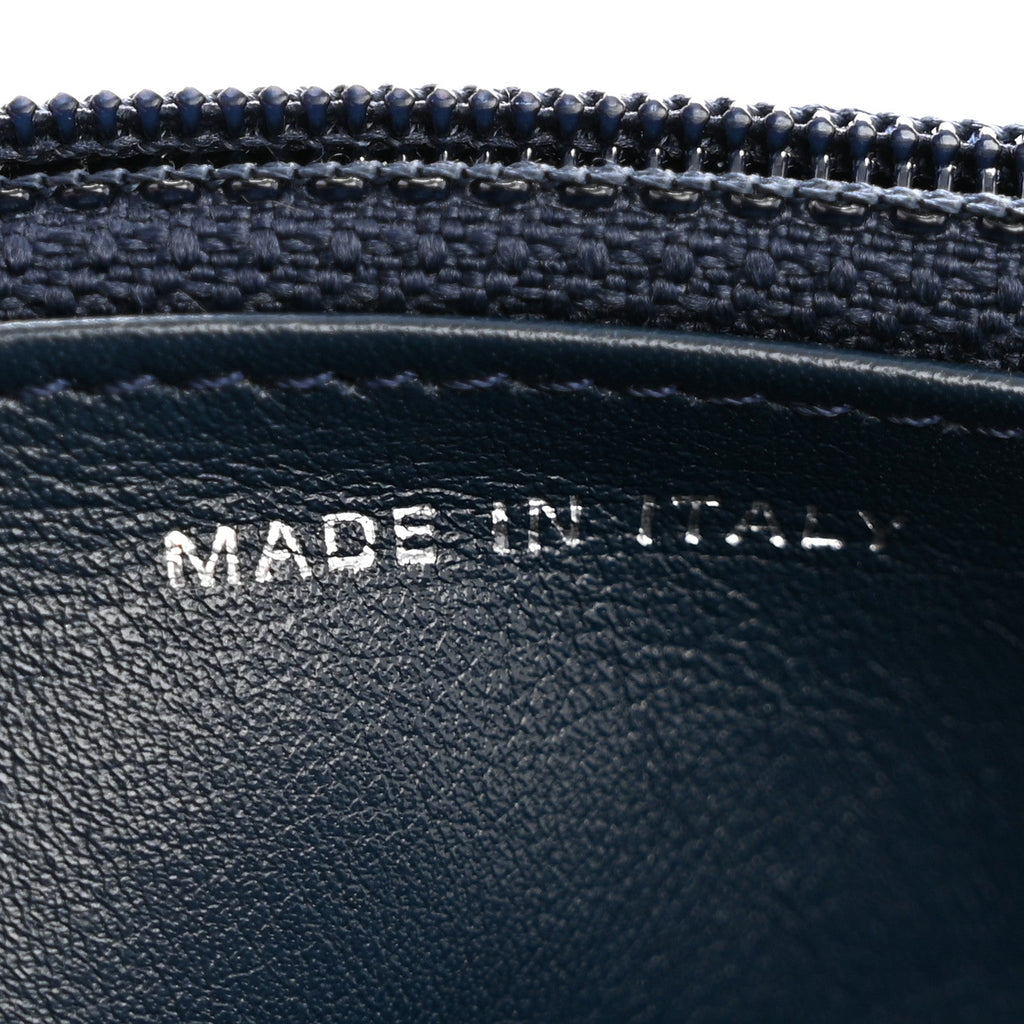 Caviar Timeless CC Wallet on Chain WOC Navy Blue wholesalehk.shop